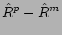 $\hat{R}^p-\hat{R}^m$